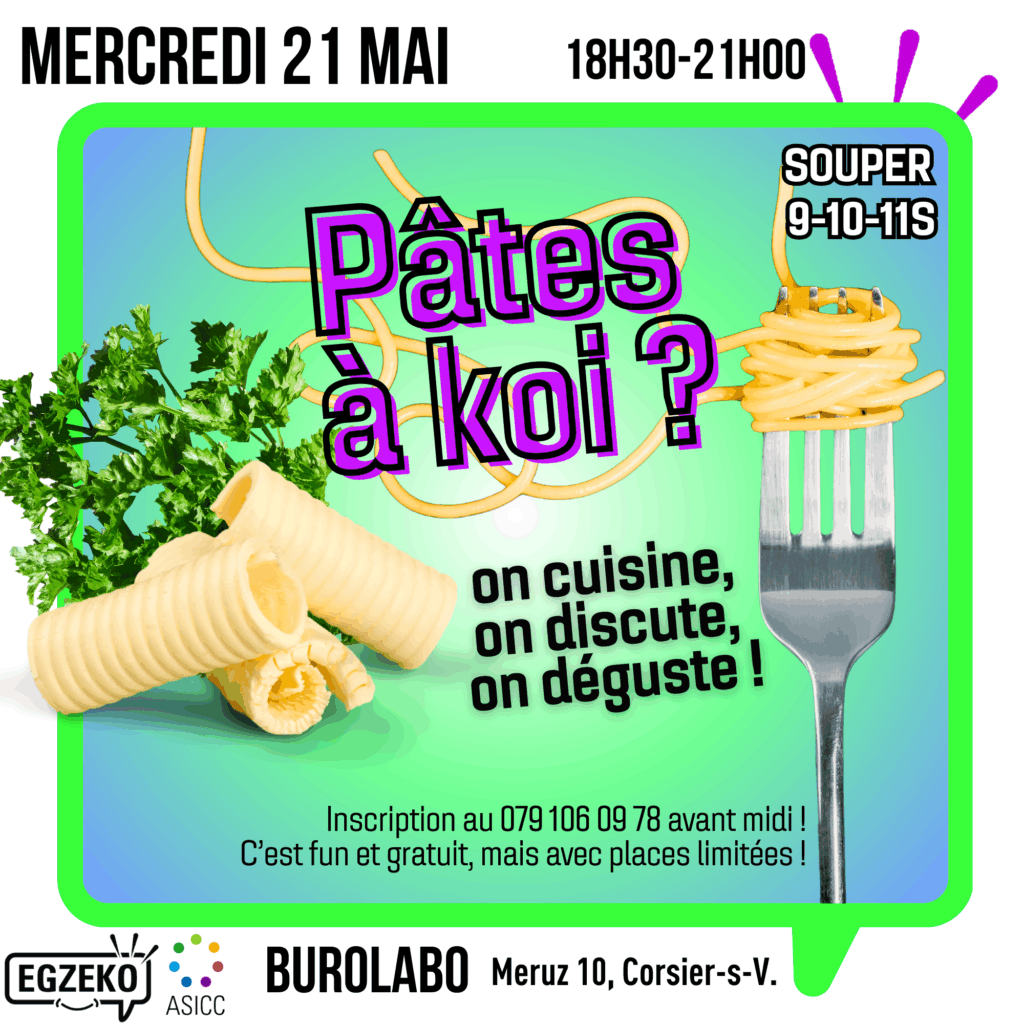 ME.21.05 PÂTES À KOI ? souper 9-10-11S