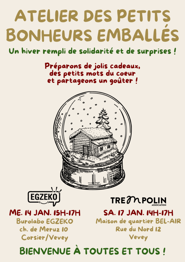 ME. 14.01 + SA. 17.01 PETITS BONHEURS EMBALLÉS