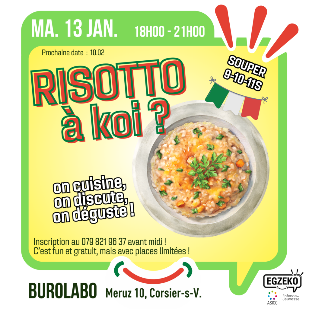 MA.13.01 RISOTTO À KOI ? souper 9-10-11S