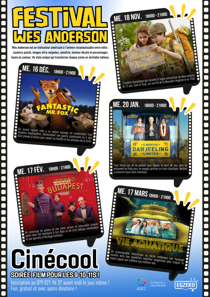FESTIVAL WES ANDERSON